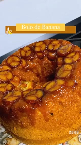 Photo of the Caramelized Banana Cake – recipe of Caramelized Banana Cake on DeliRec