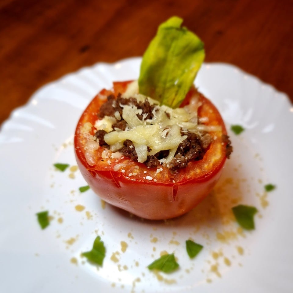 Photo of the Tomato Stuffed with Minced Meat – recipe of Tomato Stuffed with Minced Meat on DeliRec