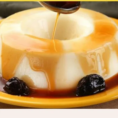 Recipe of Coconut custard with plum sauce on the DeliRec recipe website