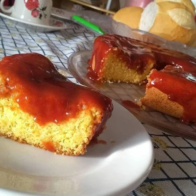 Recipe of Sweet corn cake with guava paste on the DeliRec recipe website
