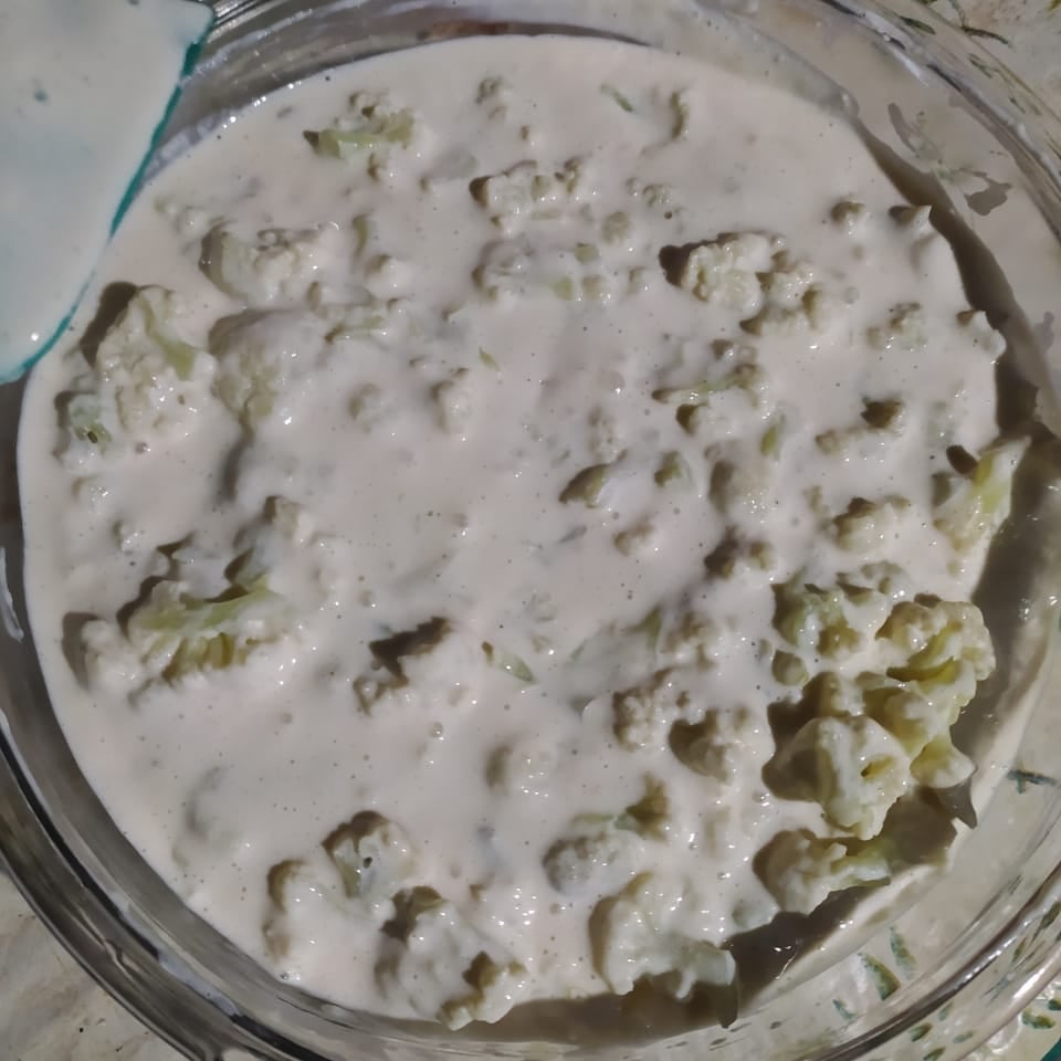 Photo of the Cauliflower in white sauce – recipe of Cauliflower in white sauce on DeliRec