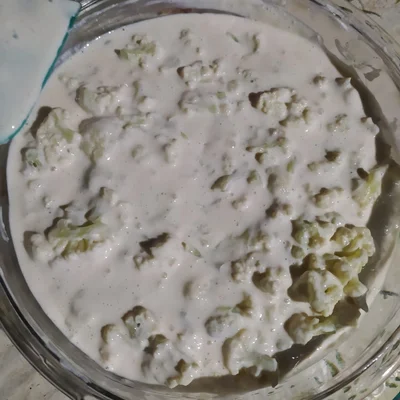 Recipe of Cauliflower in white sauce on the DeliRec recipe website