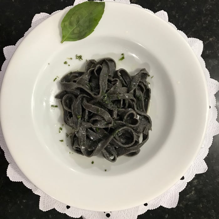 Photo of the Fresh Pasta with Squid Ink – recipe of Fresh Pasta with Squid Ink on DeliRec