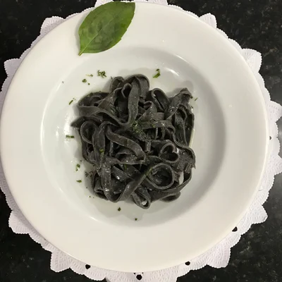 Recipe of Fresh Pasta with Squid Ink on the DeliRec recipe website