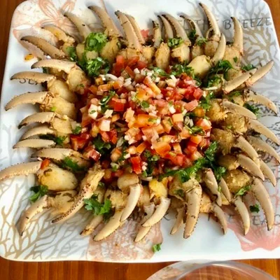 Recipe of Crab legs in vinaigrette on the DeliRec recipe website