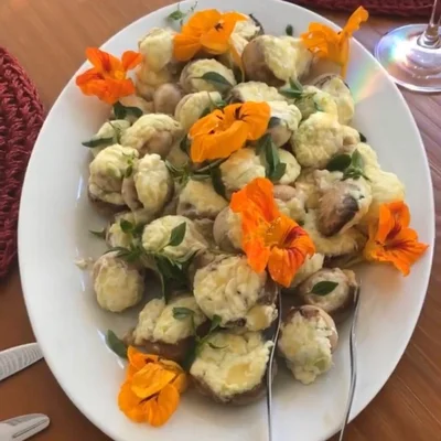 Recipe of Stuffed Paris Mushrooms on the DeliRec recipe website