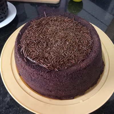 Recipe of Chocolate cake with sprinkles on the DeliRec recipe website