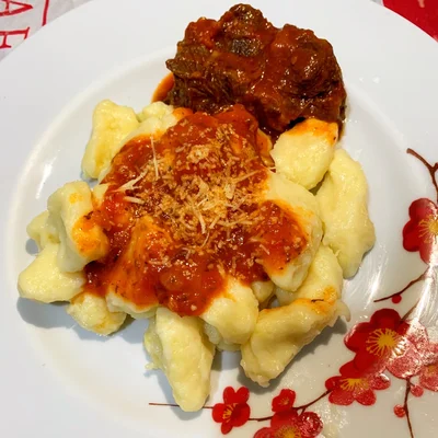 Recipe of Potato Gnocchi with Beef on the DeliRec recipe website