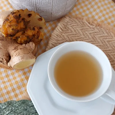 Recipe of Iced Pineapple Peel Tea on the DeliRec recipe website