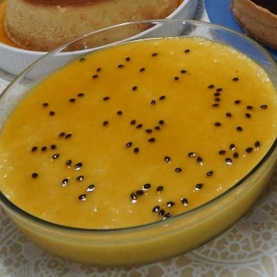 Photo of the Mango Mousse with Passion Fruit – recipe of Mango Mousse with Passion Fruit on DeliRec