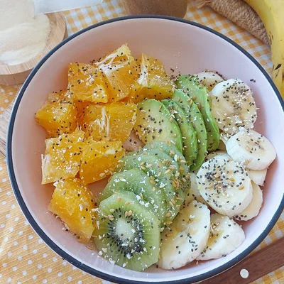 Recipe of Green and Yellow Fruit Salad🇧🇷 on the DeliRec recipe website