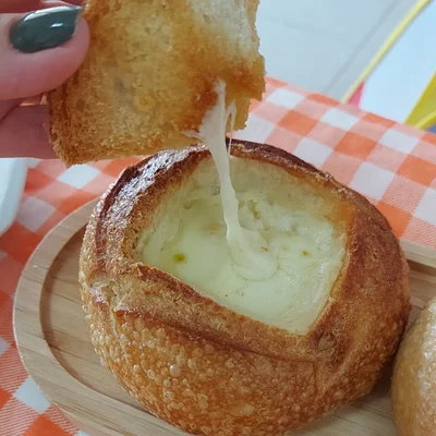 Recipe of Italian Bread With Canasta Cheese on the DeliRec recipe website