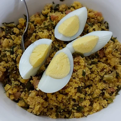 Recipe of Egg and Cabbage Farofa on the DeliRec recipe website
