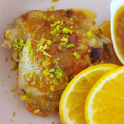 Recipe of Roasted drumstick with orange on the DeliRec recipe website