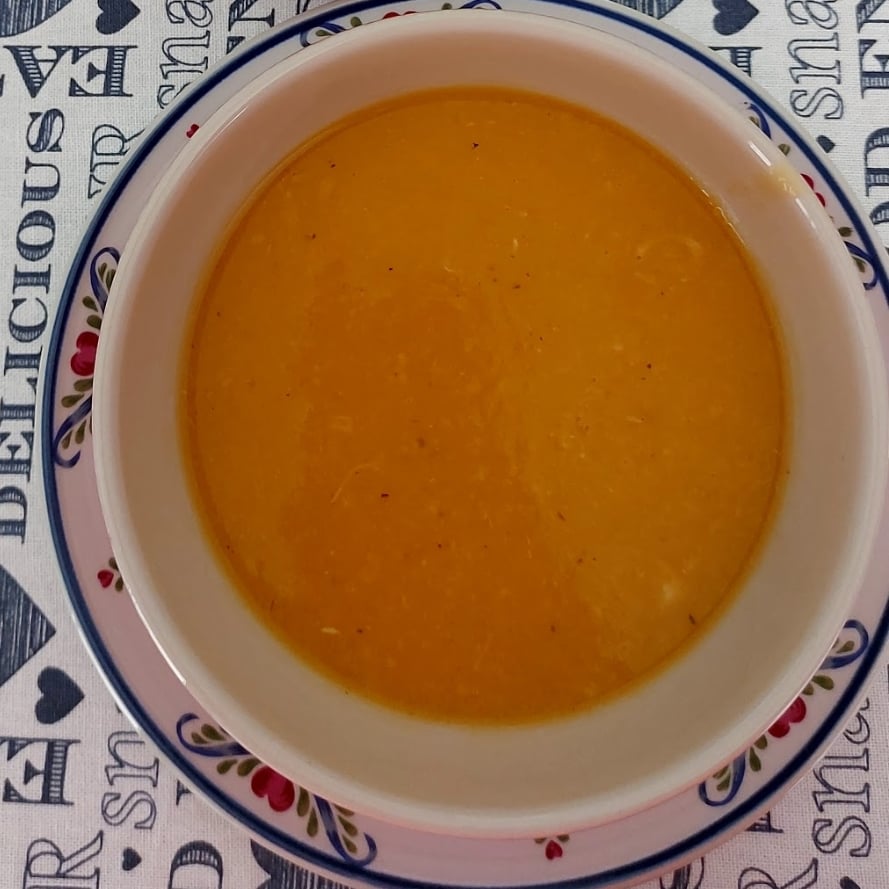 Photo of the Cold Carrot and Ginger Soup – recipe of Cold Carrot and Ginger Soup on DeliRec