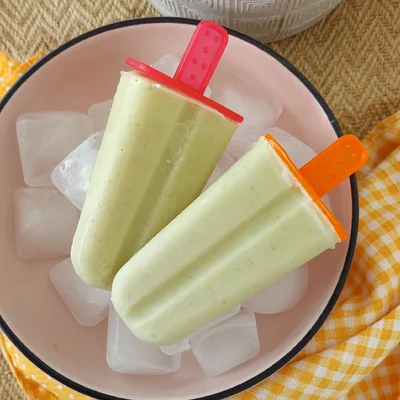 Recipe of Avocado and Orange Ice Cream on the DeliRec recipe website