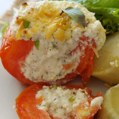 Recipe of Stuffed Roasted Tomato on the DeliRec recipe website