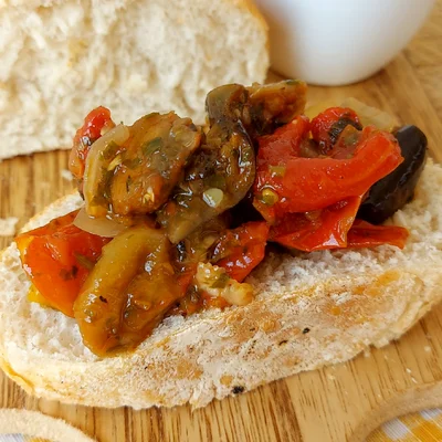 Recipe of aubergine caponata on the DeliRec recipe website