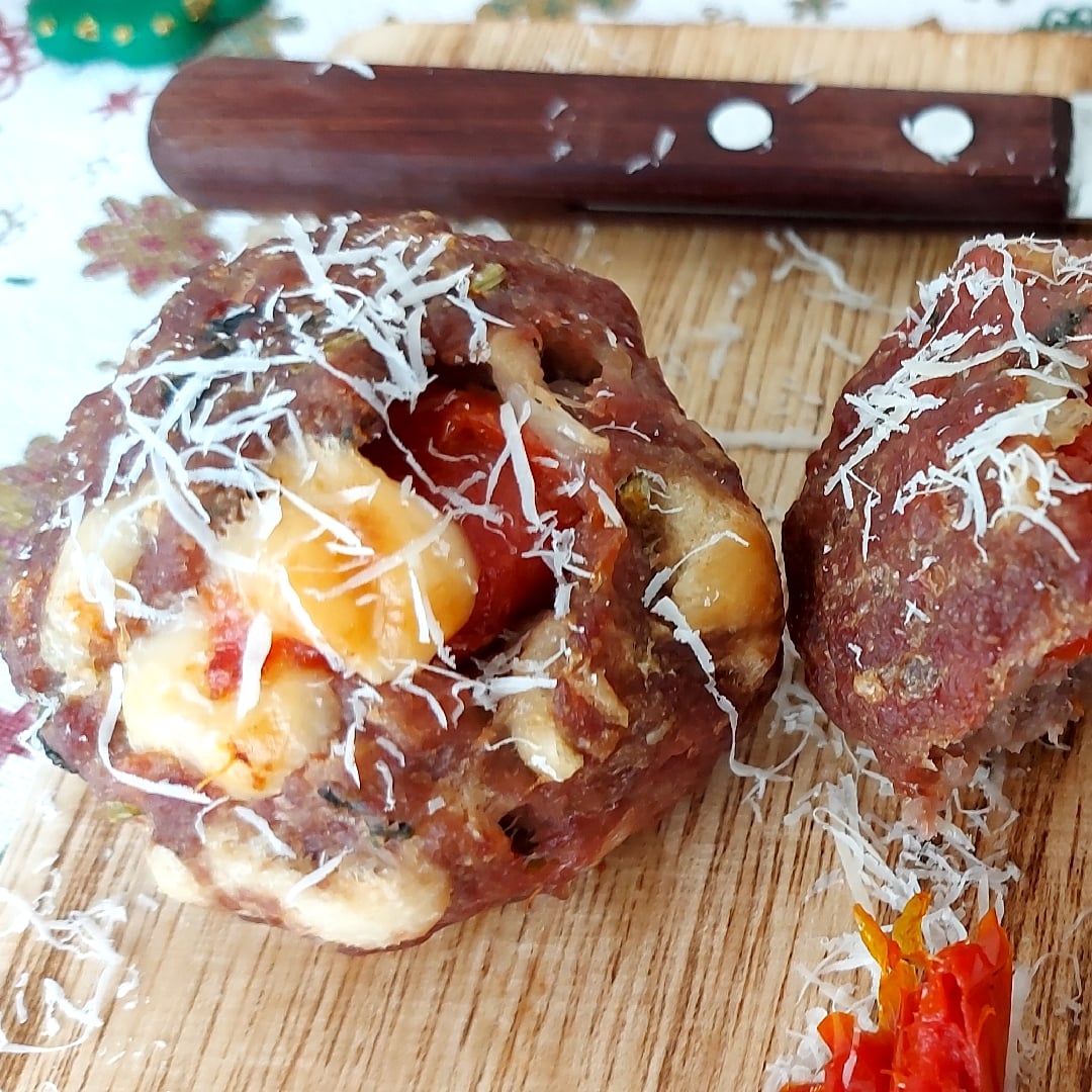 Photo of the Meat Dumpling Stuffed with Parmesan and Dried Tomato – recipe of Meat Dumpling Stuffed with Parmesan and Dried Tomato on DeliRec