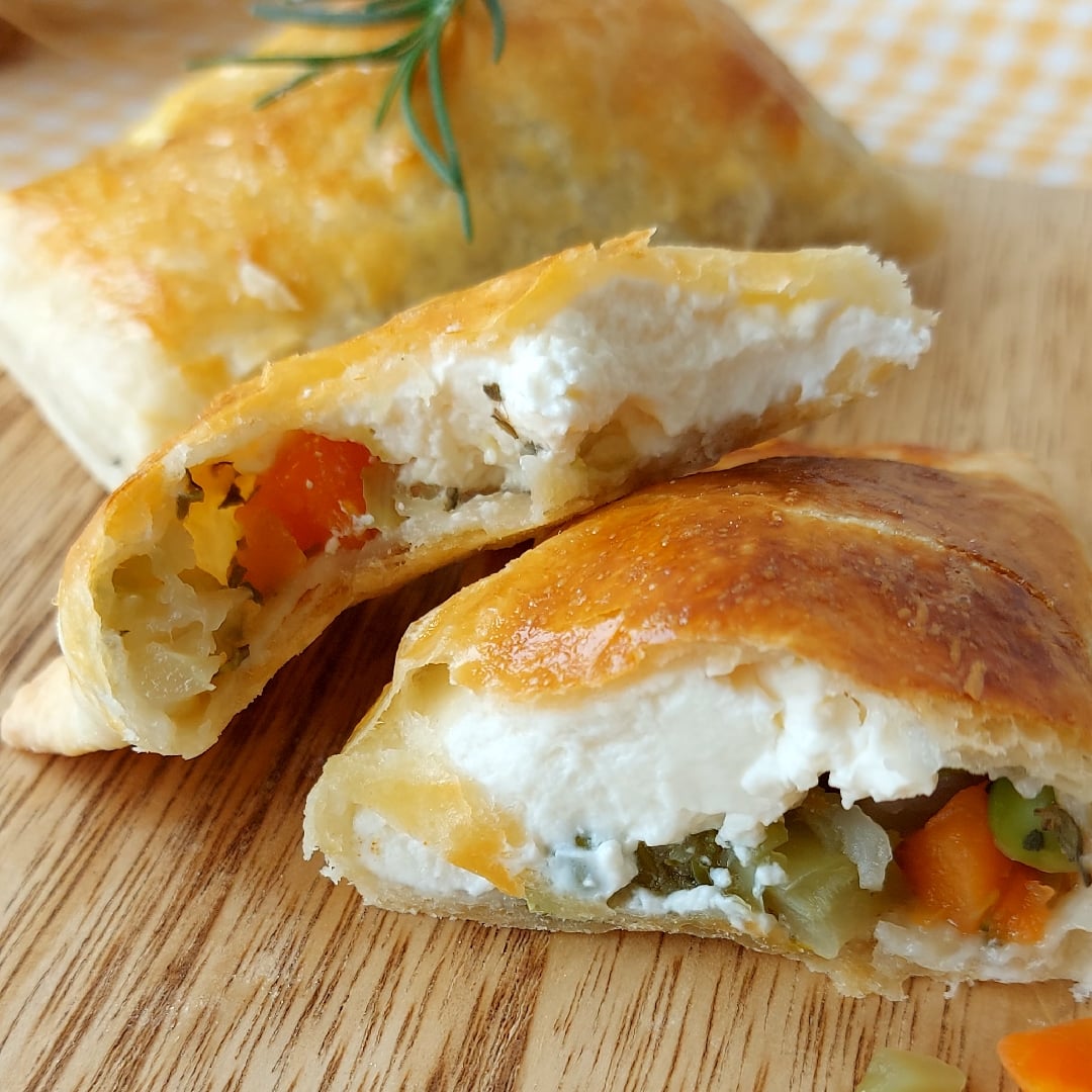 Photo of the Vegetable puff pastry and cream cheese – recipe of Vegetable puff pastry and cream cheese on DeliRec
