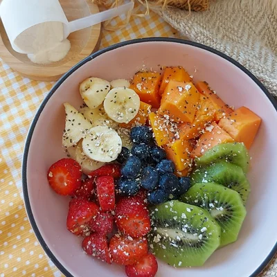 Receita de Salada de fruta nutritiva completa  no site de receitas DeliRec