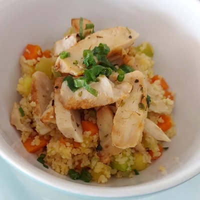 Recipe of Moroccan Couscous with Chicken on the DeliRec recipe website