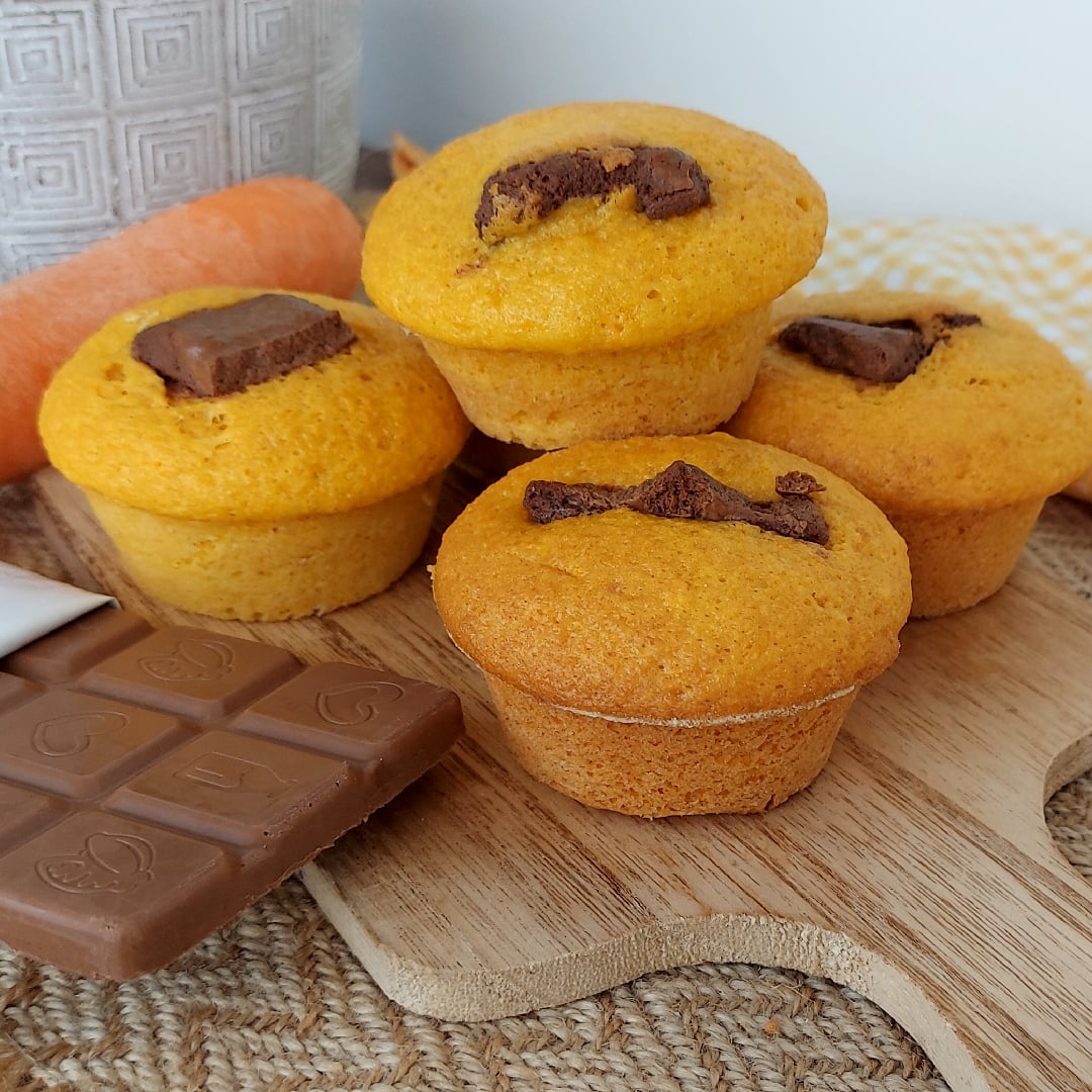 Foto da Muffin De Cenoura e Chocolate  - receita de Muffin De Cenoura e Chocolate  no DeliRec