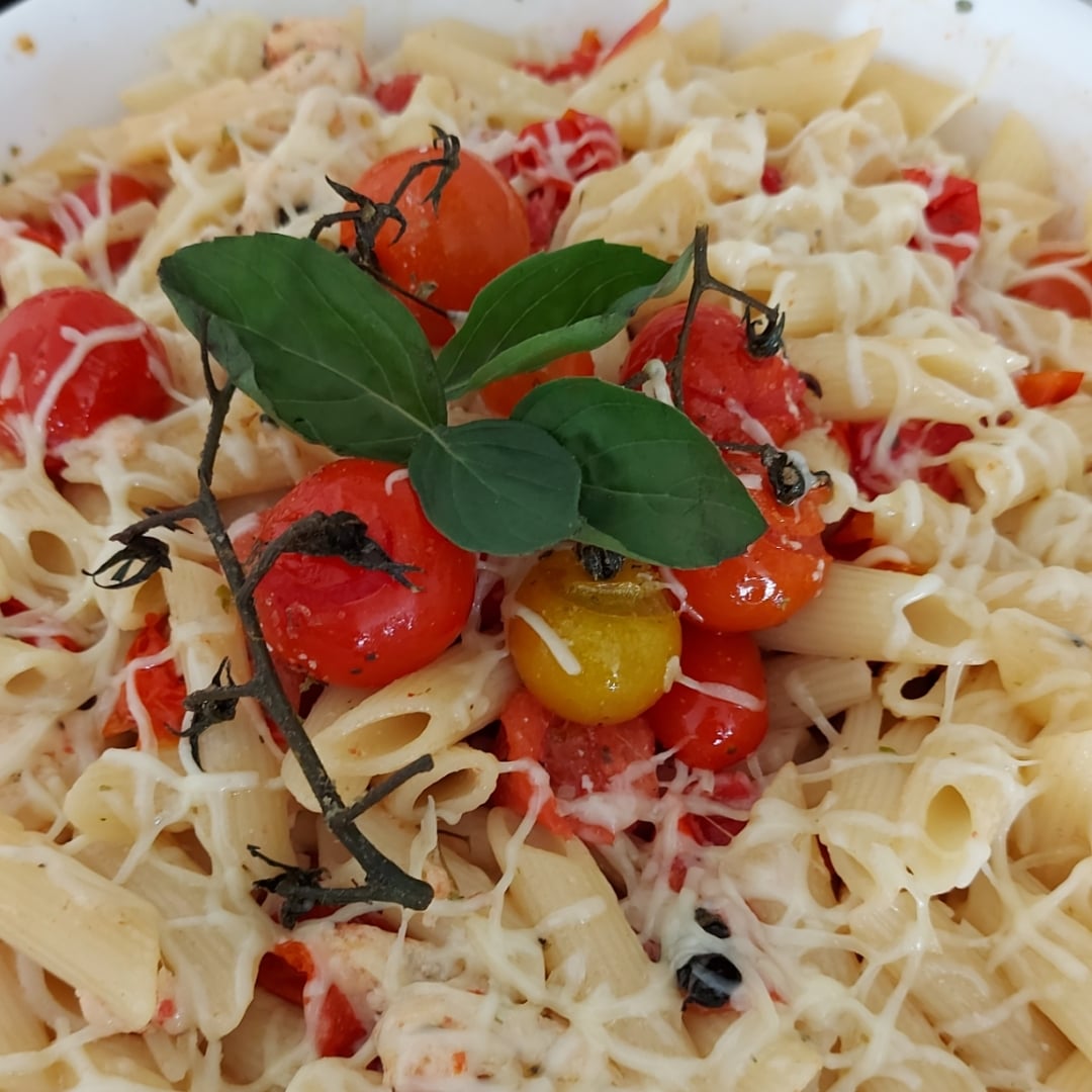 Photo of the Penne with tomato and buffalo mozzarella – recipe of Penne with tomato and buffalo mozzarella on DeliRec