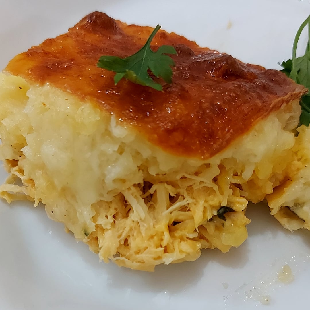 Photo of the Escondidinho of Chicken with Cassava – recipe of Escondidinho of Chicken with Cassava on DeliRec