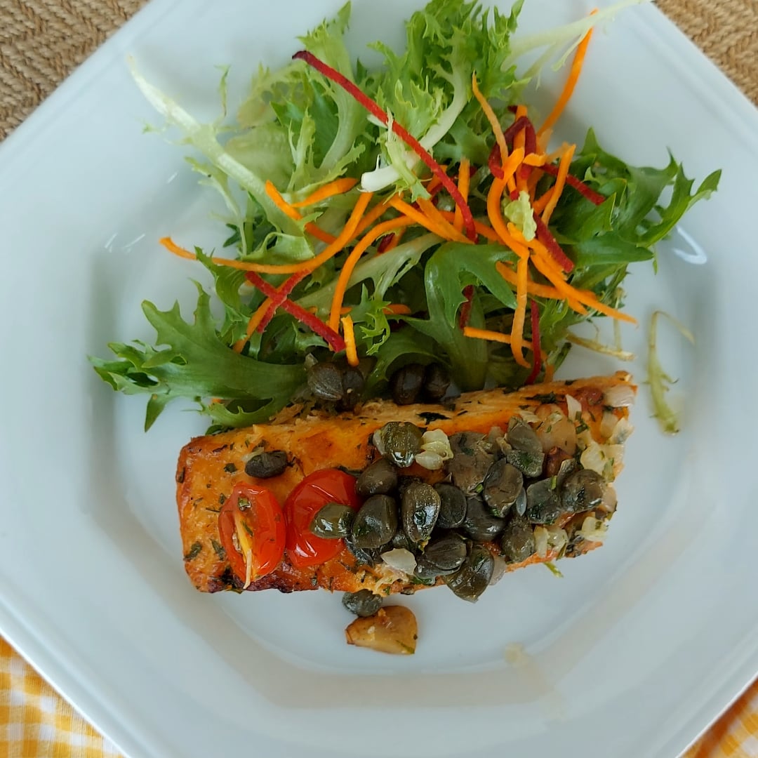 Photo of the Salmon with Capers – recipe of Salmon with Capers on DeliRec