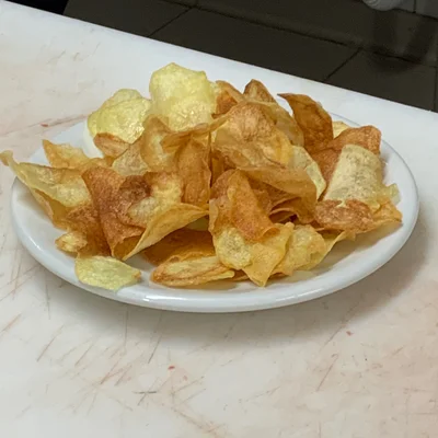 Receita de Batata Chips no site de receitas DeliRec