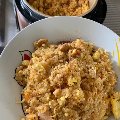 Recipe of Chicken rice on the DeliRec recipe website