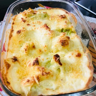 Recipe of Cauliflower au gratin with white sauce on the DeliRec recipe website