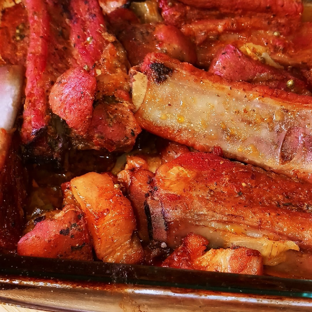 Photo of the Roasted ribs with bacon – recipe of Roasted ribs with bacon on DeliRec
