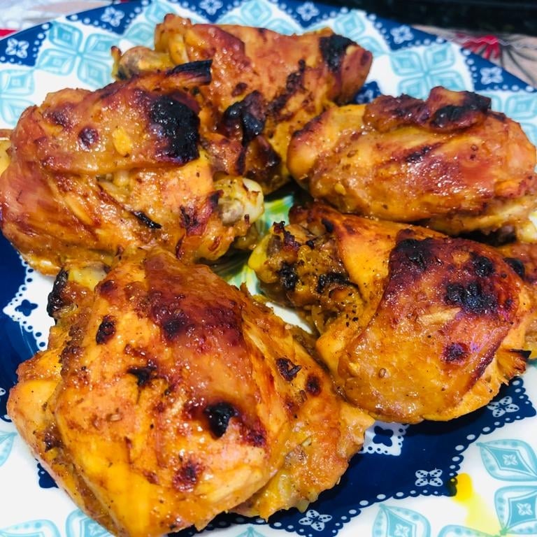 Photo of the Chicken thighs with mustard and honey – recipe of Chicken thighs with mustard and honey on DeliRec