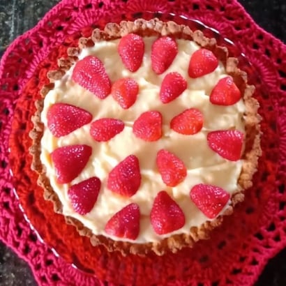 Photo of the Strawberry cream pie – recipe of Strawberry cream pie on DeliRec