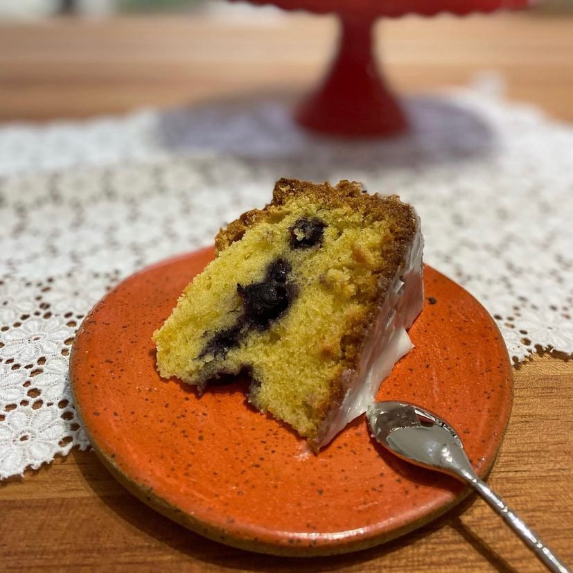 Foto da Pound cake com recheio de fruta - receita de Pound cake com recheio de fruta no DeliRec