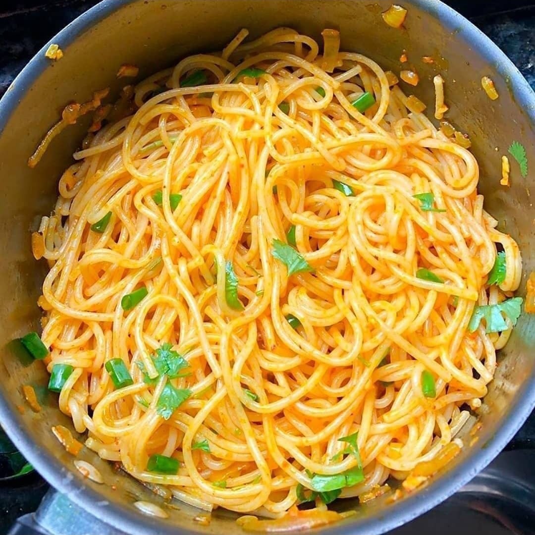 Photo of the macaroni with saffron – recipe of macaroni with saffron on DeliRec