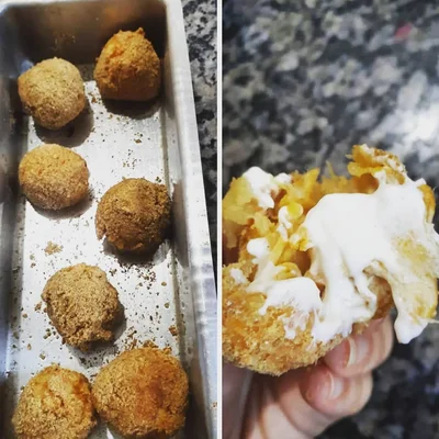 Recipe of Chicken ball with fit cheese on the DeliRec recipe website