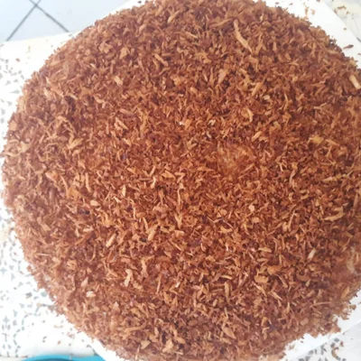 Recipe of Burned Coconut Cake on the DeliRec recipe website