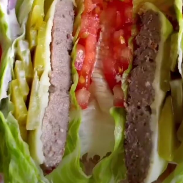 Photo of the lettuce burger – recipe of lettuce burger on DeliRec