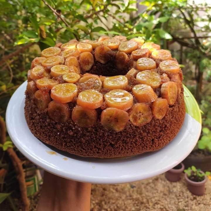 Photo of the Oatmeal cake with honey and banana 🍌😋 – recipe of Oatmeal cake with honey and banana 🍌😋 on DeliRec