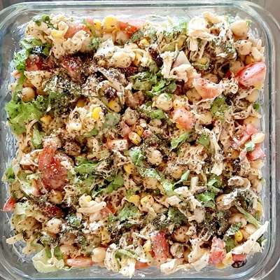 Recipe of protein salad on the DeliRec recipe website
