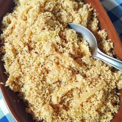Recipe of onion crumbs on the DeliRec recipe website