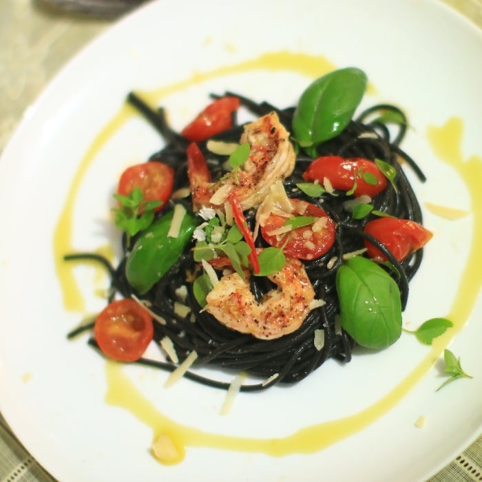 Photo of the Spaghetti Nero – recipe of Spaghetti Nero on DeliRec