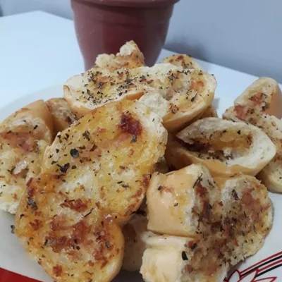 Recipe of pepperoni toast on the DeliRec recipe website