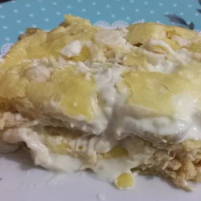 Recipe of Creamy Chicken Pie on the DeliRec recipe website