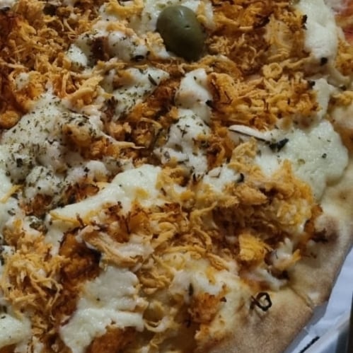 Photo of the Catupiry pizza with chicken – recipe of Catupiry pizza with chicken on DeliRec