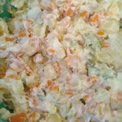Recipe of SIMPLE MAYONNAISE SALAD on the DeliRec recipe website