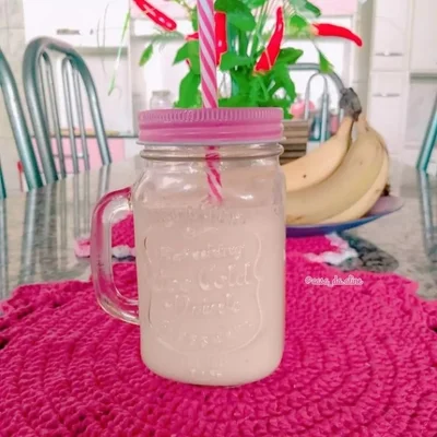 Recipe of Banana smoothie with nest on the DeliRec recipe website